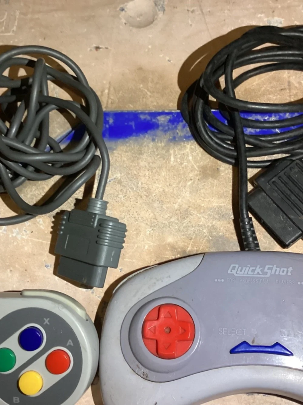2 Performance Super pad & Quick shot controllers for Nintendo SNES Parts Repair